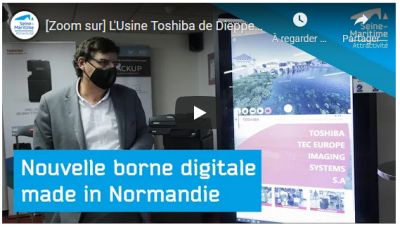 Nouvelle borne digitale made in Normandie